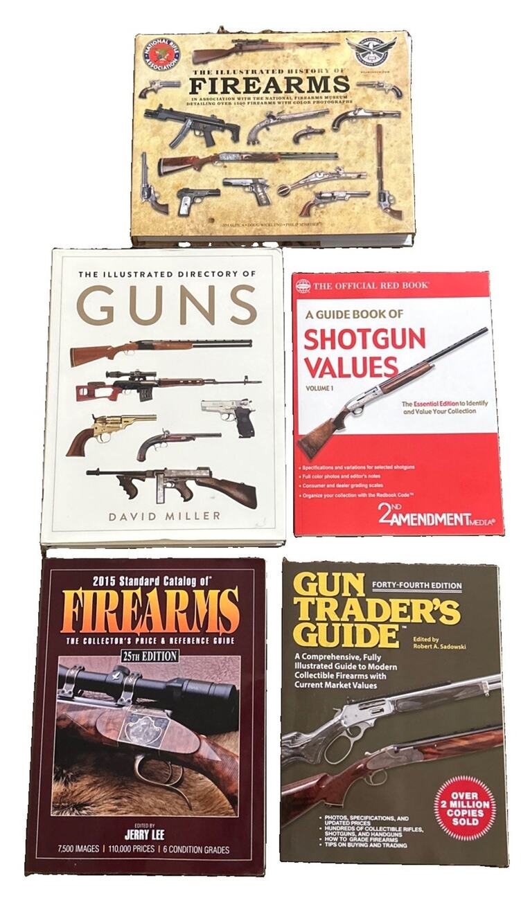 Lot Of 5 Gun And Firearms Books All Great Pre Owned Copies See Pictures